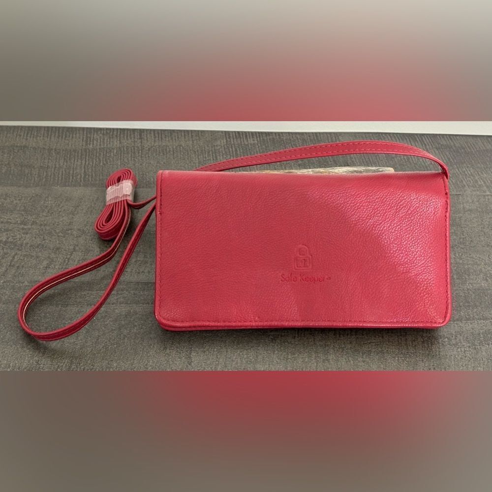 Safe Keeper Brand RFID Red Wallet.  New Without Tags